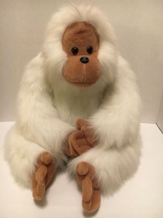 Ty Classic Mango Monkey White 22 " Plush Orangutan Stuffed Animal Vtg 1994 No Tag