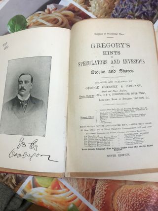 Gregory’s Hints To Speculators