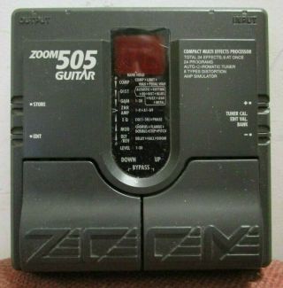 Vintage Zoom 505 Guitar Compact Multi Effects Processor - -