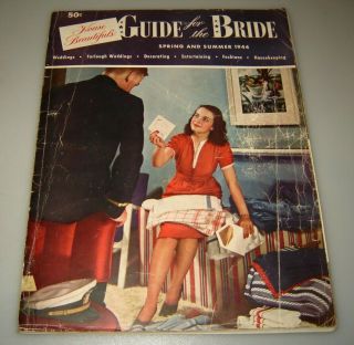 Vintage Spring & Summer 1944 House Guide For The Bride Weddings