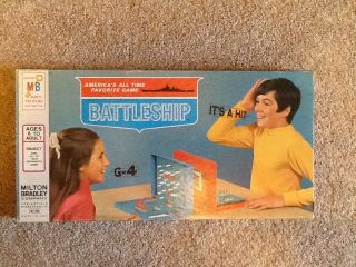 Vintage 1971 Battleship Game - 100 Complete - Very Good To