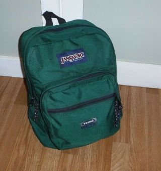 Vintage Green Team Precor Made In Usa Jansport Backpack Stylet 43650 1990 