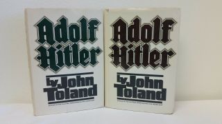Adolf Hitler Vol I & Vol Ii By John Toland - 2 Hardcover Books - 1976