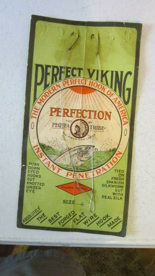 Vintage Perfection Perfect Viking Snelled Hooks