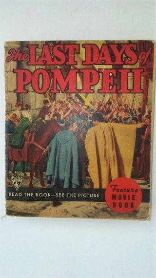1935 The Last Days Of Pompeii Photoplay Edition Movie Book Basil Rathbone Rko