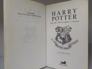 Harry Potter And The Philosopher ' s Stone by J.  K.  Rowling (1st/6th) ID:771 4