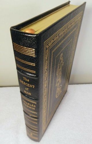 The Descent Of Man - Charles Darwin (1979 Leather,  Easton Press)