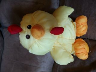 Vintage Fisher 1993 Price Puffalump Yellow Orange Chick Chicken 0853