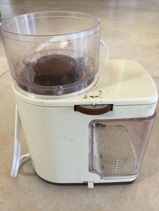 Waring Coffee Bean Burr Grinder Model 11cg12 Vintage
