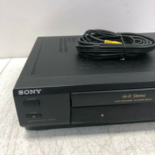 SONY Video Cassette Recorder/Player SLV678HF Four Head HiFi Stereo NO REMOTE 2