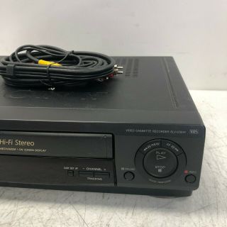 SONY Video Cassette Recorder/Player SLV678HF Four Head HiFi Stereo NO REMOTE 3