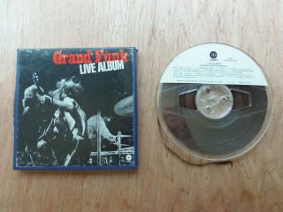 Grand Funk Live Album 7 " X 1/4 " 33/4 Ips Reel To Reel Tape Capitol L633
