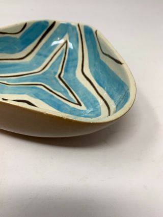 Vintage Red Wing Pottery Charles Murphy M - 1535 Bowl Painted 1956 Contemporary 7
