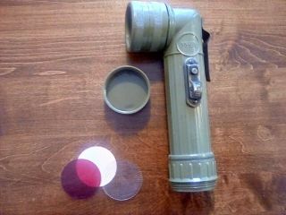 Vintage Fulton Mx - 991\u Angled Flashlight Multiple Lenses