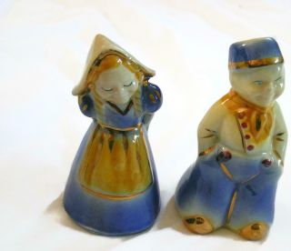 Vintage Shawnee Dutch Boy And Girl Salt And Pepper Shakers 323