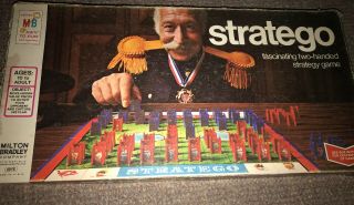 Vintage 1975 Stratego Board Game Complete Milton Bradley