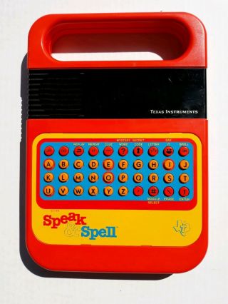 Vintage Texas Instruments Speak And Spell Made In Usa Vtg