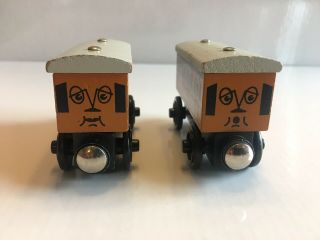 Vintage Thomas & Friends Wooden Railway Train Annie And Clarabel