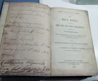 THE ENGLISH VERSION OF THE POLYGLOTT BIBLE/ 1853/ WITH 10 ENGRAVED MAPS & PLANS 6