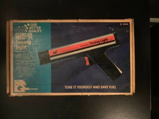 Vintage Sears Clamp - On Inductive Timing Light - With Box -