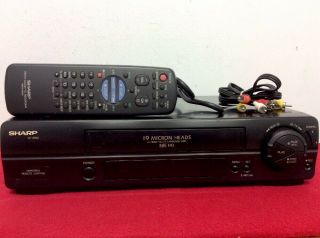 Sharp Vc - A552 Vcr Video Cassette Recorder Vhs Player W/ Remote 4 Heads