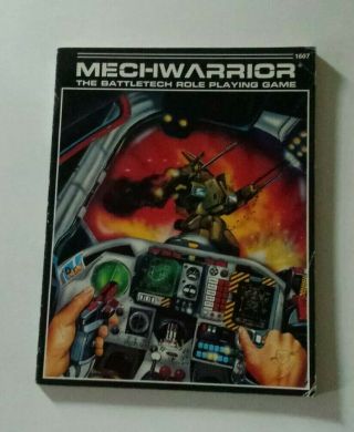 Vintage 1987 Fasa Mechwarrior The Battletech Book Role Playing Game 1607