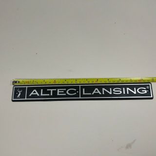 Large Altec Lansing Speaker Badge Logo Emblem 13.  5x1.  5