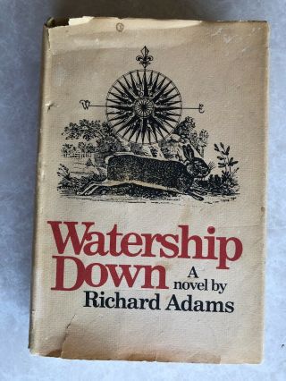 Watership Down By Richard Adams 1st Ed.  Usa Macmillan Printing (1972 Hc/dj 1974)