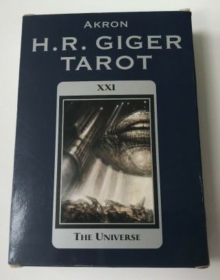 H.  R.  Giger Tarot - 22 Cards,  Book,  And Poster -
