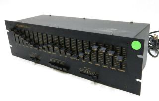 Vintage Spectro Acoustics 210r Graphic Equalizer Eq Audio Audiophile Av
