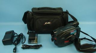 Vtg Rca Autoshot Cc6151 Vhs - C Camcorder Video Camera 22x Zoom With Bag Battery
