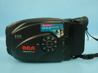 VTG RCA AUTOSHOT CC6151 VHS - C CAMCORDER VIDEO CAMERA 22X ZOOM With BAG BATTERY 2