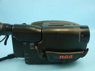 VTG RCA AUTOSHOT CC6151 VHS - C CAMCORDER VIDEO CAMERA 22X ZOOM With BAG BATTERY 4
