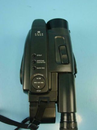 VTG RCA AUTOSHOT CC6151 VHS - C CAMCORDER VIDEO CAMERA 22X ZOOM With BAG BATTERY 6