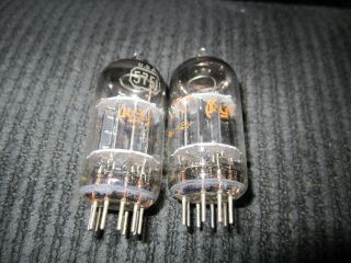 2 Strong Matched Rca Black Plate 5751 / 12ax7 Tubes 10018