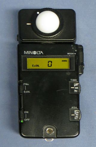 Vintage Minolta Flash Meter Iii Digital Light Meter