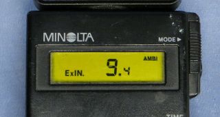 Vintage Minolta Flash Meter III Digital Light Meter 3