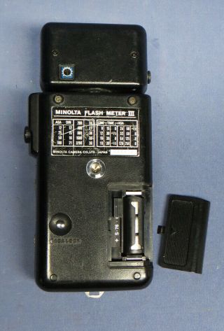 Vintage Minolta Flash Meter III Digital Light Meter 5