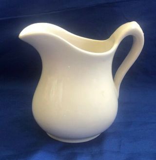 Vintage Royal Crownford Ironstone Pitcher Cream White Falcon Ware England