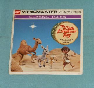 Vintage The Little Drummer Boy View - Master Reels Packet With Booklet