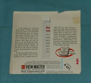 vintage THE LITTLE DRUMMER BOY VIEW - MASTER REELS packet with booklet 3