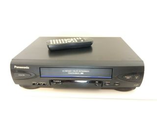 Panasonic Pv - V4522 Vhs Vcr " Omnivision " Stereo W/ Remote