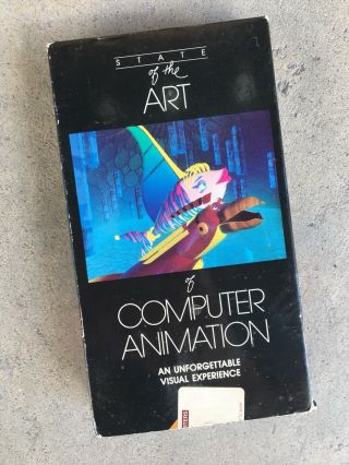 [vhs] State Of The Art Of Computer Animation (1988) Vintage Videotape