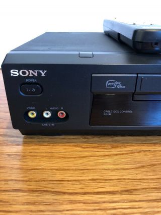 Sony SLV - N900 HI - FI VHS 4 Head VCR Player Recorder w/ Remote - & 2