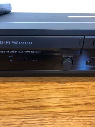 Sony SLV - N900 HI - FI VHS 4 Head VCR Player Recorder w/ Remote - & 4