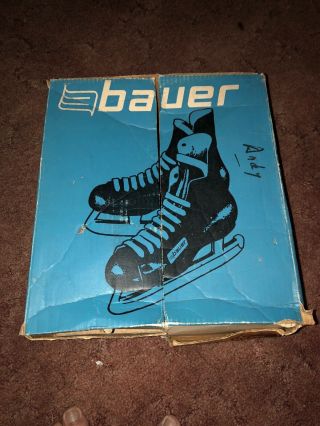 Vintage Bauer Hockey Skates (made In Canada)