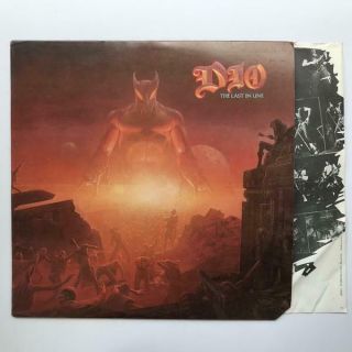 Dio The Last In Line Lp Vg,  /nm Vintage Vinyl Black Sabbath