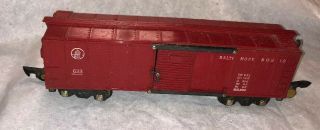American Flyer S Gauge Baltimore & Ohio 633 Sliding Door Box Car Red Vintage