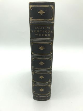 The Complete Of Sir Walter Scott,  Thomas Y.  Crowell 1894,  Leather Poetry