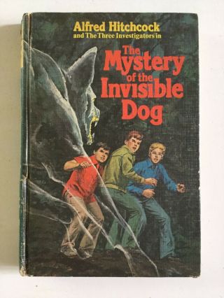 Three Investigators 23 Mystery Of The Invisible Dog Alfred Hitchcock Series Hc